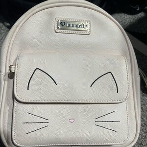 Loungefly Beige Cat Whiskers Backpack